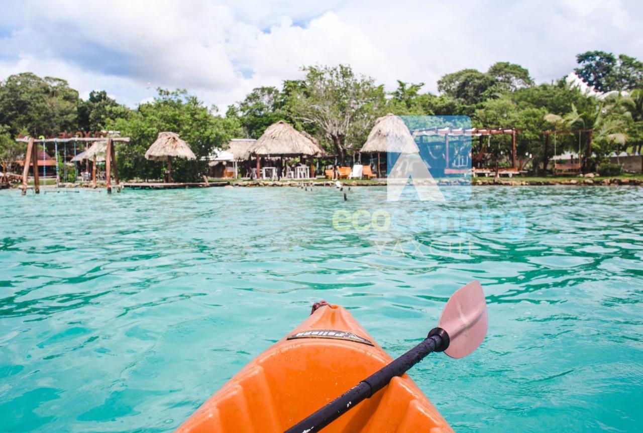 Ecocamping Yaxche Hotel Bacalar Buitenkant foto