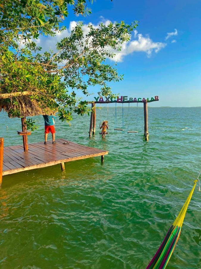 Ecocamping Yaxche Hotel Bacalar Buitenkant foto