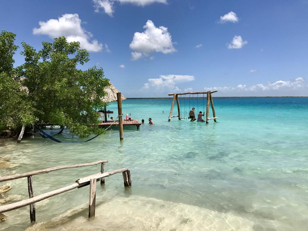 Ecocamping Yaxche Hotel Bacalar Buitenkant foto