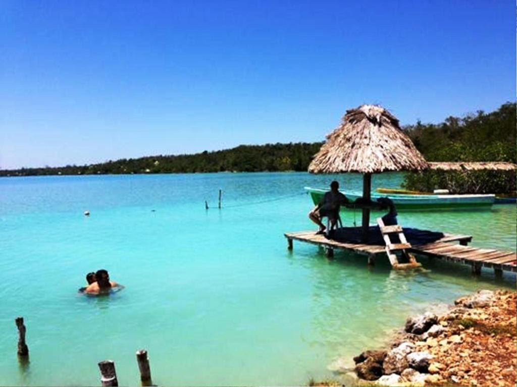 Ecocamping Yaxche Hotel Bacalar Buitenkant foto