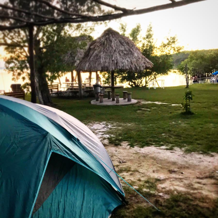 Ecocamping Yaxche Hotel Bacalar Buitenkant foto