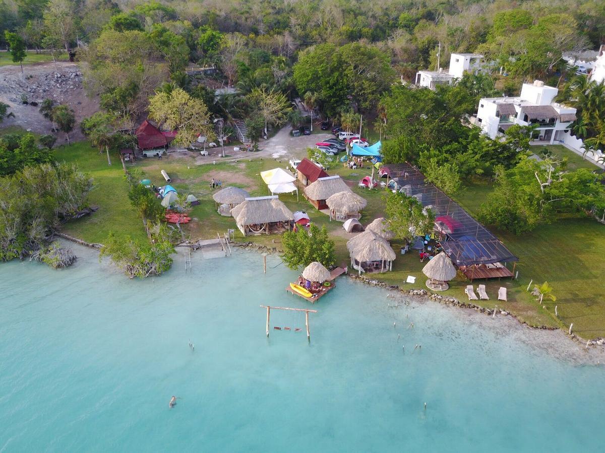 Ecocamping Yaxche Hotel Bacalar Buitenkant foto